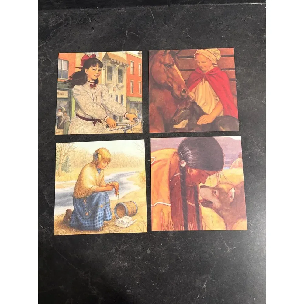 Vintage 2004 American Girl Pen Pal Pack Cards Notes Stationery Set Retired